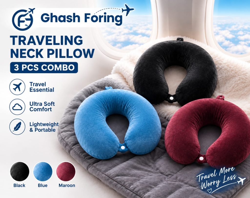 3 PCS Neck Pillow Combo